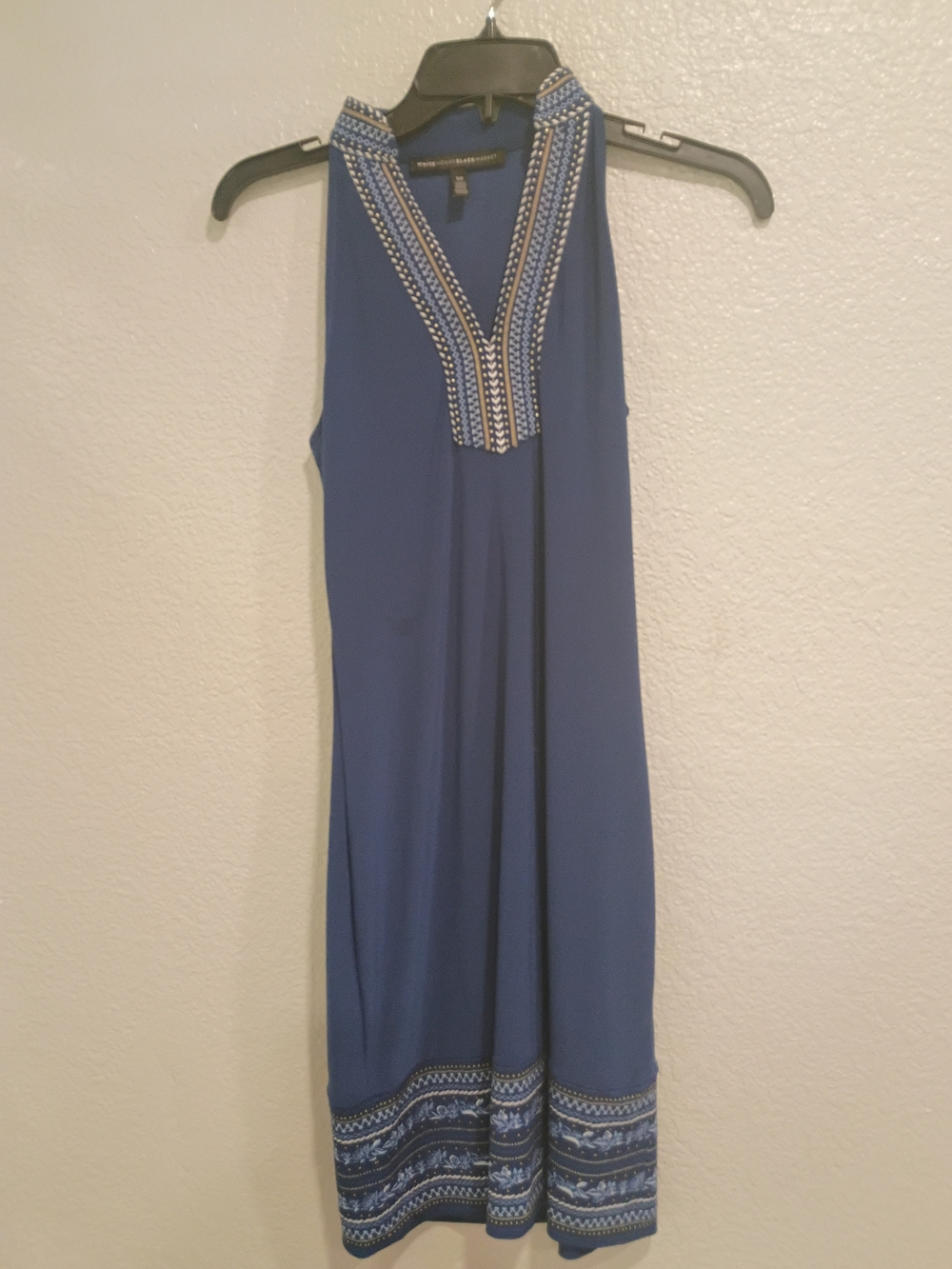 White House Black Market Royal Blue Dress